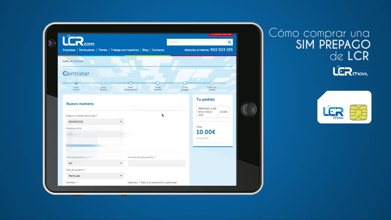 Cómo comprar una SIM prepago en LCR